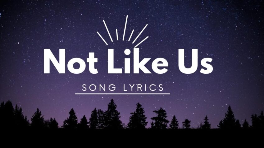 Not like us lyrics