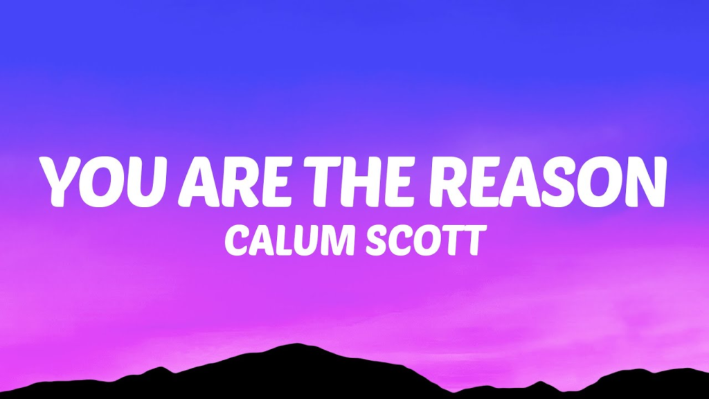 Calum Scott You Are The Reason Lyrics